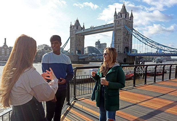International students in London