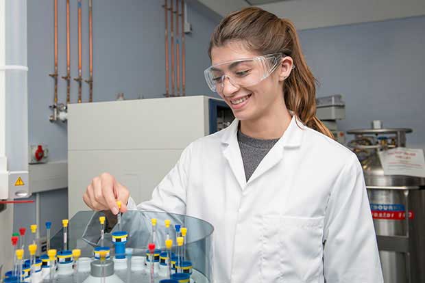 LJMU girl in lab
