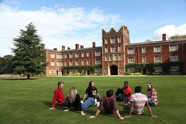International students at University of Cambridge