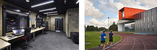 Leeds Beckett University - 2 photos of university facilities