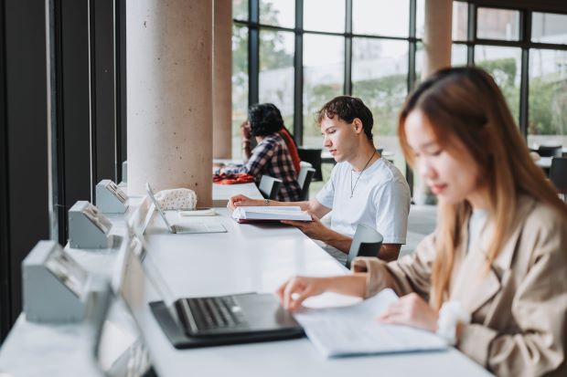 University of Exeter - Students working