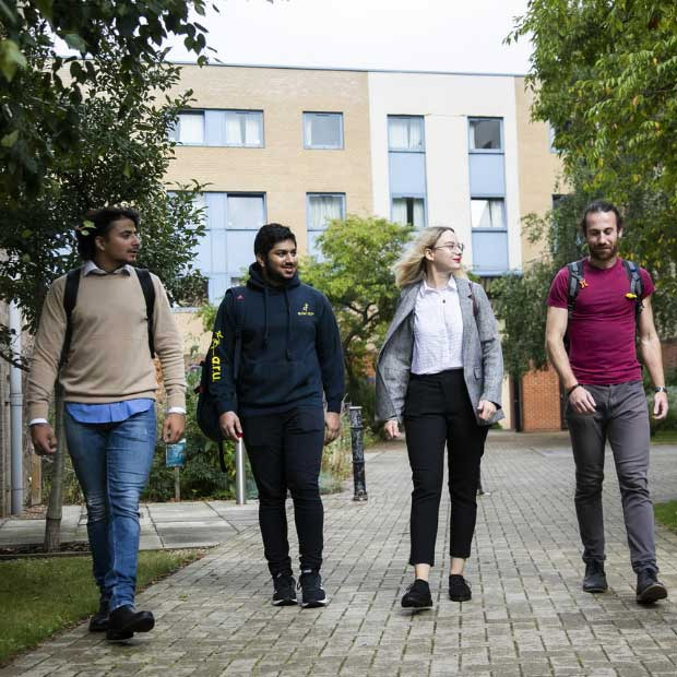ARU image - students walking